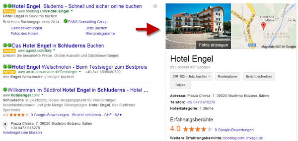 Hotel-Engel-Schluderns-Google-Plus-in-SERP