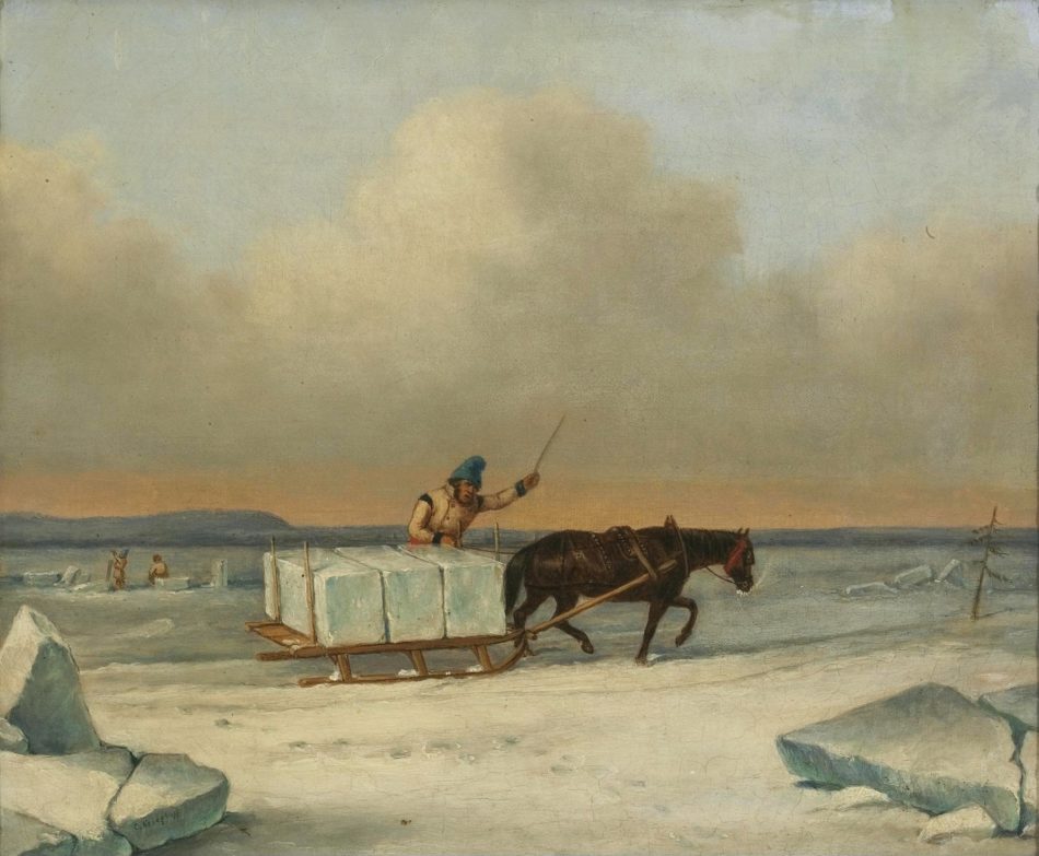 Quelle: https://commons.wikimedia.org/wiki/File:%27The_Ice_Cutters_on_the_St._Lawrence_at_Longueuil%27,_oil_painting_by_Cornelius_Krieghoff.jpg?uselang=de
